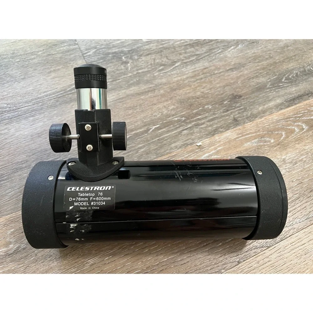 Celestron Tabletop 76 Telescope Unisex OS Black 76mm Aperture 600mm FL 31034
